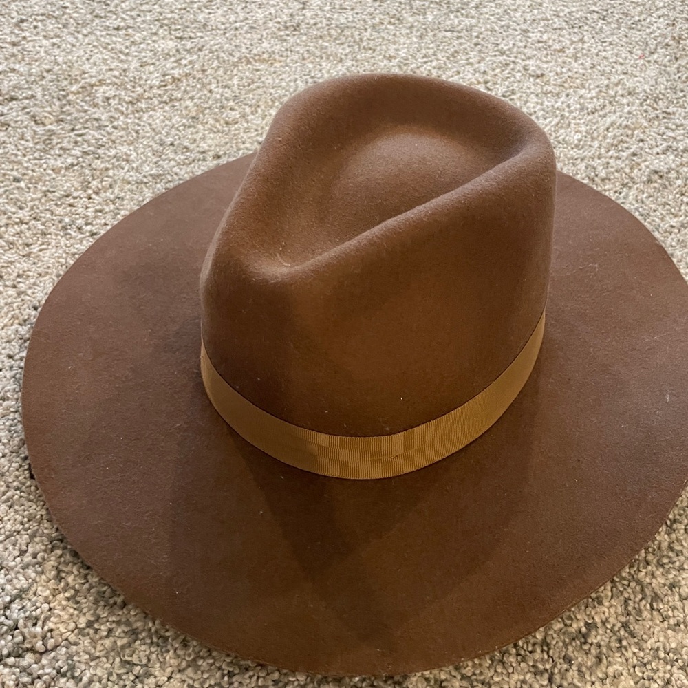 Urban Outfitters Brown Wide Brim Fedora / Ranch  Hat